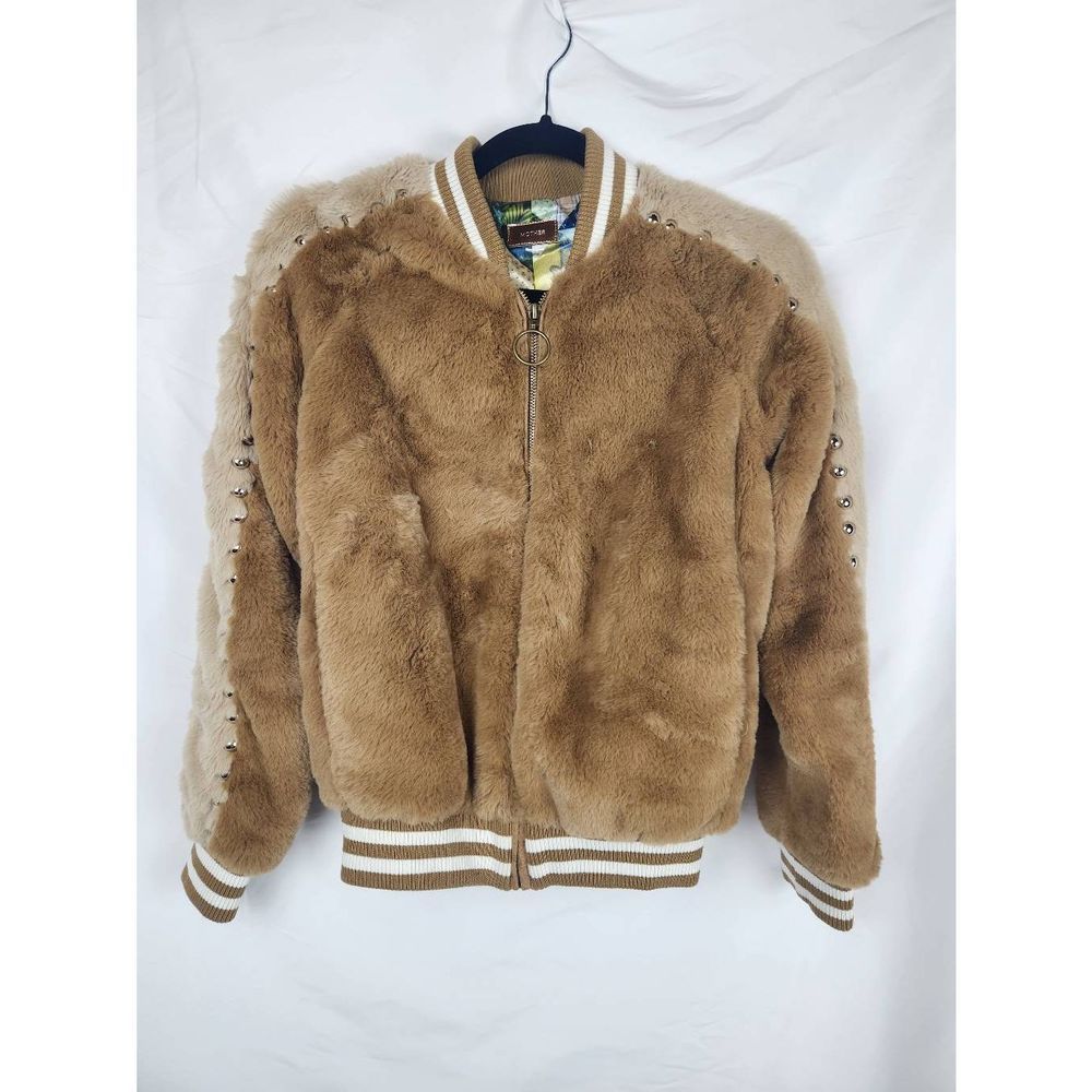 Mother The Letterman Fur Jacket Size XS.